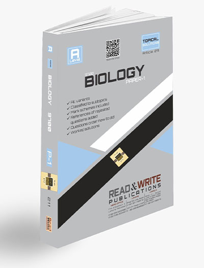 Biology AS Level P1 MCQ Topical Past Papers Article 211