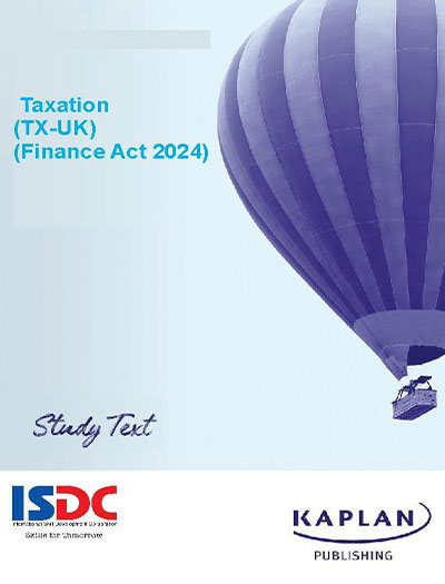 Kaplan ACCA F6 Taxation (TX-UK) FA24 Study Text 2026