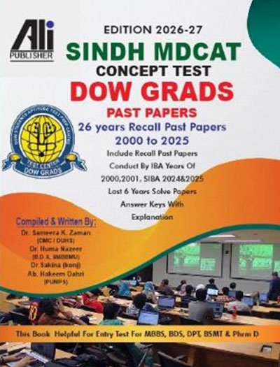 MDCAT Dow Grads Past Papers 2026 Edition