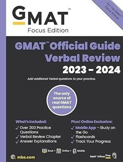The Official Guide for GMAT Verbal Review 2025