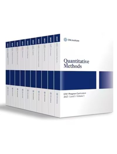 CFA Program Curriculum Level 1 2027 by Wiley (10 Books Set)
