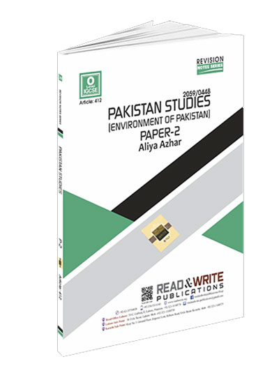 Pakistan Studies O-Level/IGCSE Paper-2 Environmental of Pakistan Article 412