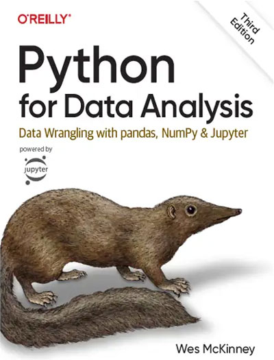 Python for Data Analysis by Wes McKinney 3rd Edition