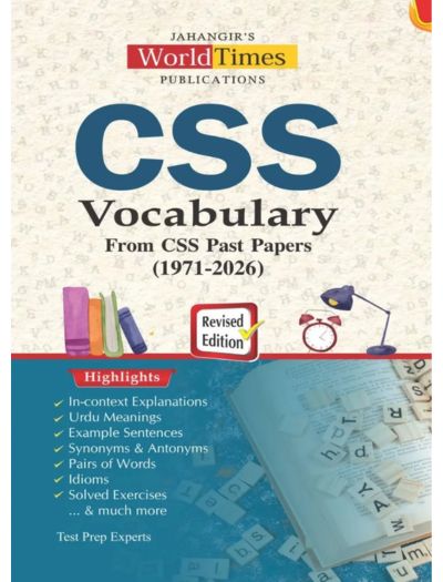 CSS Vocabulary From CSS Past Papers For CSS PMS by JWT