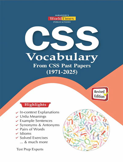 CSS Vocabulary From CSS Past Papers For CSS PMS by JWT