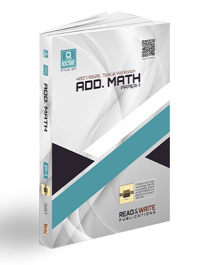 Add Mathematics O Level/IGCSE Paper-1 Topical Workbook Article 381