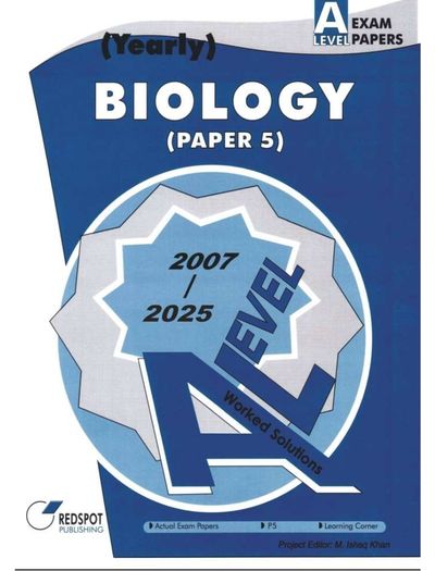 Redspot A Level Biology Paper 5 Yearly 2026 Edition
