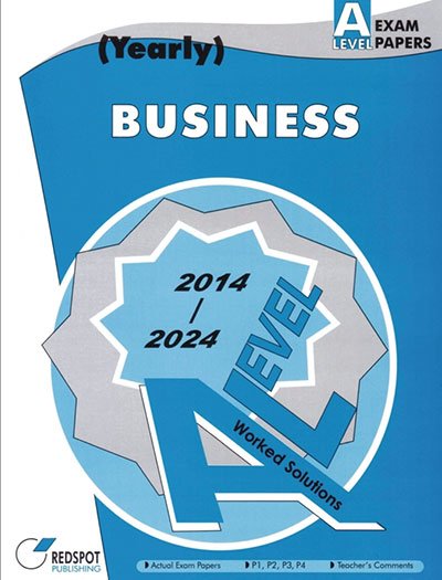 Redspot A Level Business Studies Yearly 2025 Edition