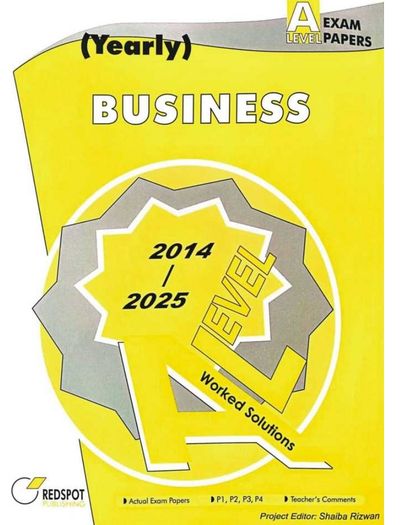 Redspot A Level Business Studies Yearly 2026 Edition
