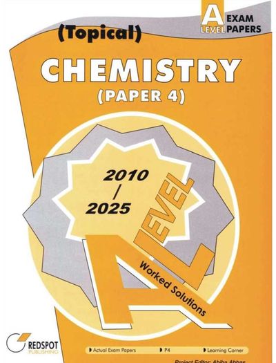 Redspot A Level Chemistry Paper 4 Topical 2026 Edition