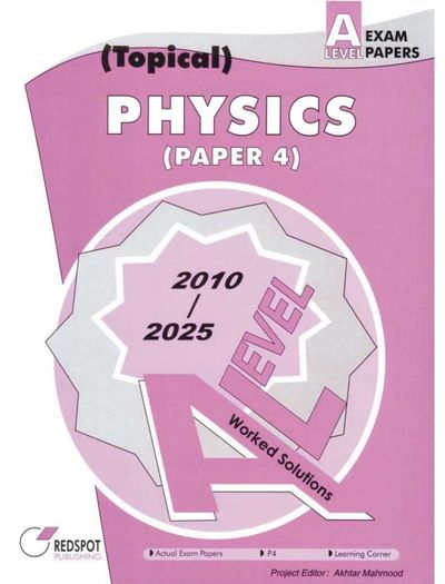 Redspot A Level Physics Paper 4 Topical 2026 Edition