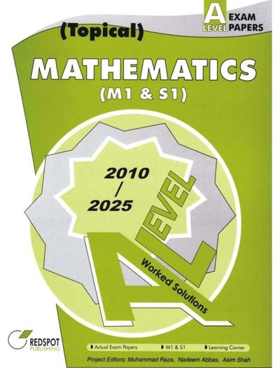 Redspot A Level Topical Mathematics M1 S1 2026 Edition