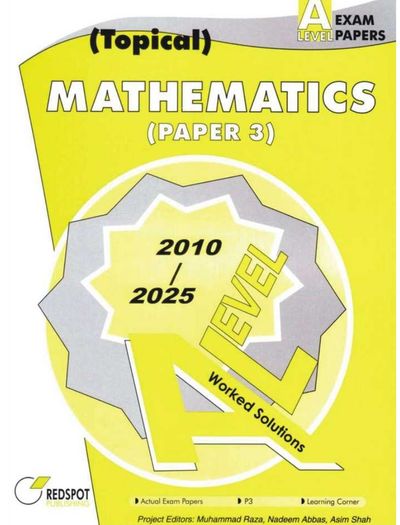 Redspot A Level Topical Mathematics (Paper 3) 2026 Edition