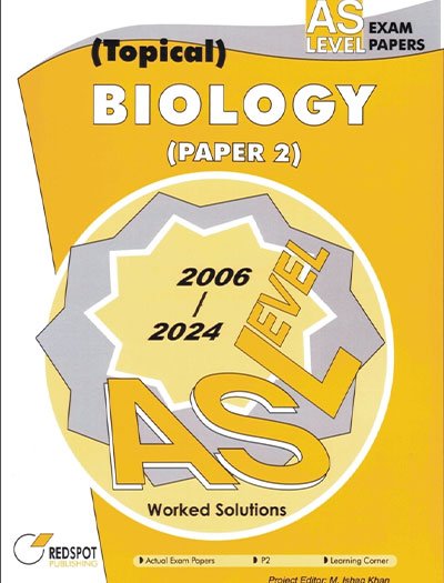 Redspot AS Level Biology Paper 2 Topical 2025 Edition