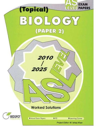 Redspot AS Level Biology Paper 2 Topical 2026 Edition