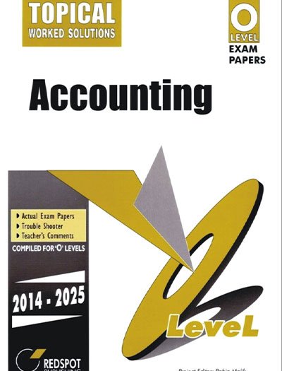 Redspot O Level Accounting Topical 2026 Edition