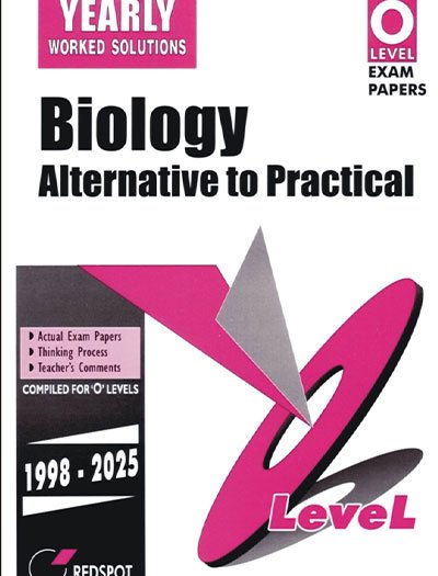 Redspot O Level Biology ATP Yearly Worked Solutions 2026 Edition