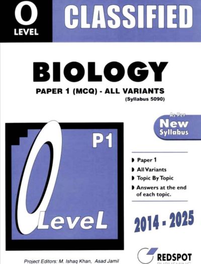 Redspot O Level Biology Classified Paper 1