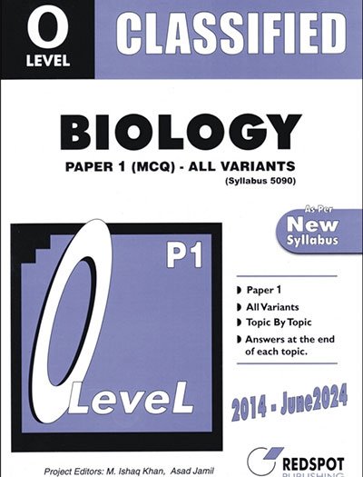Redspot O Level Biology Classified Paper 1
