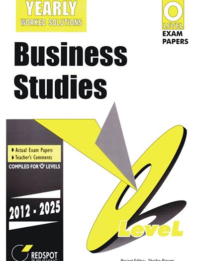 Redspot O Level Business Studies Yearly 2026 Edition