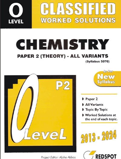 Redspot O Level Classified Chemistry P2 2025 Edition