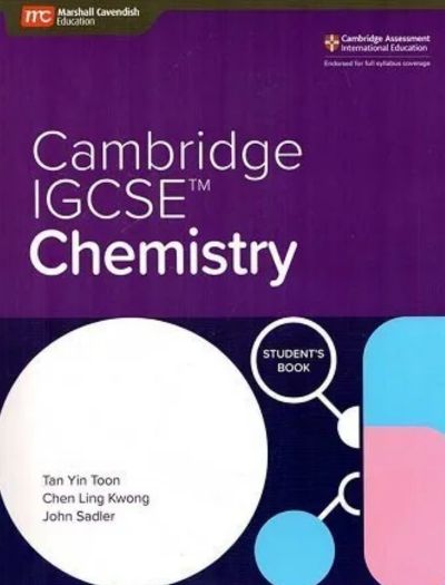 Cambridge IGCSE Chemistry Students Book by MCE